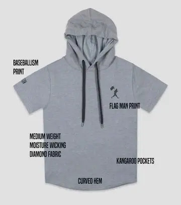 BRUINS FM Youth Short Sleeve Hoodie (Black): L