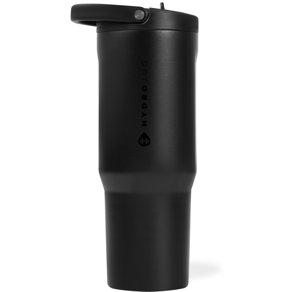 Black 40 oz Sport Water Bottle