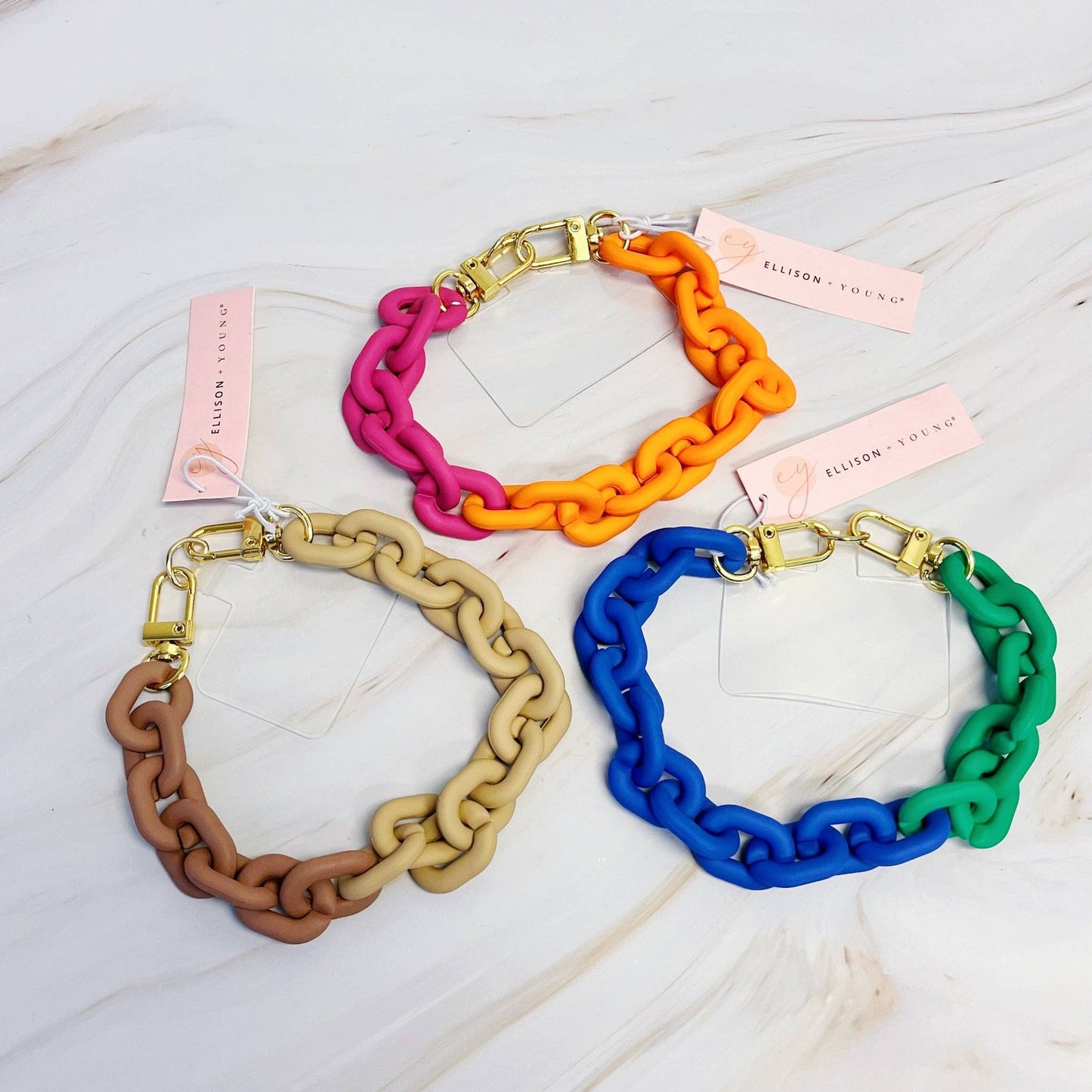 Color Heaven Phone Wrist Lanyard: Brown