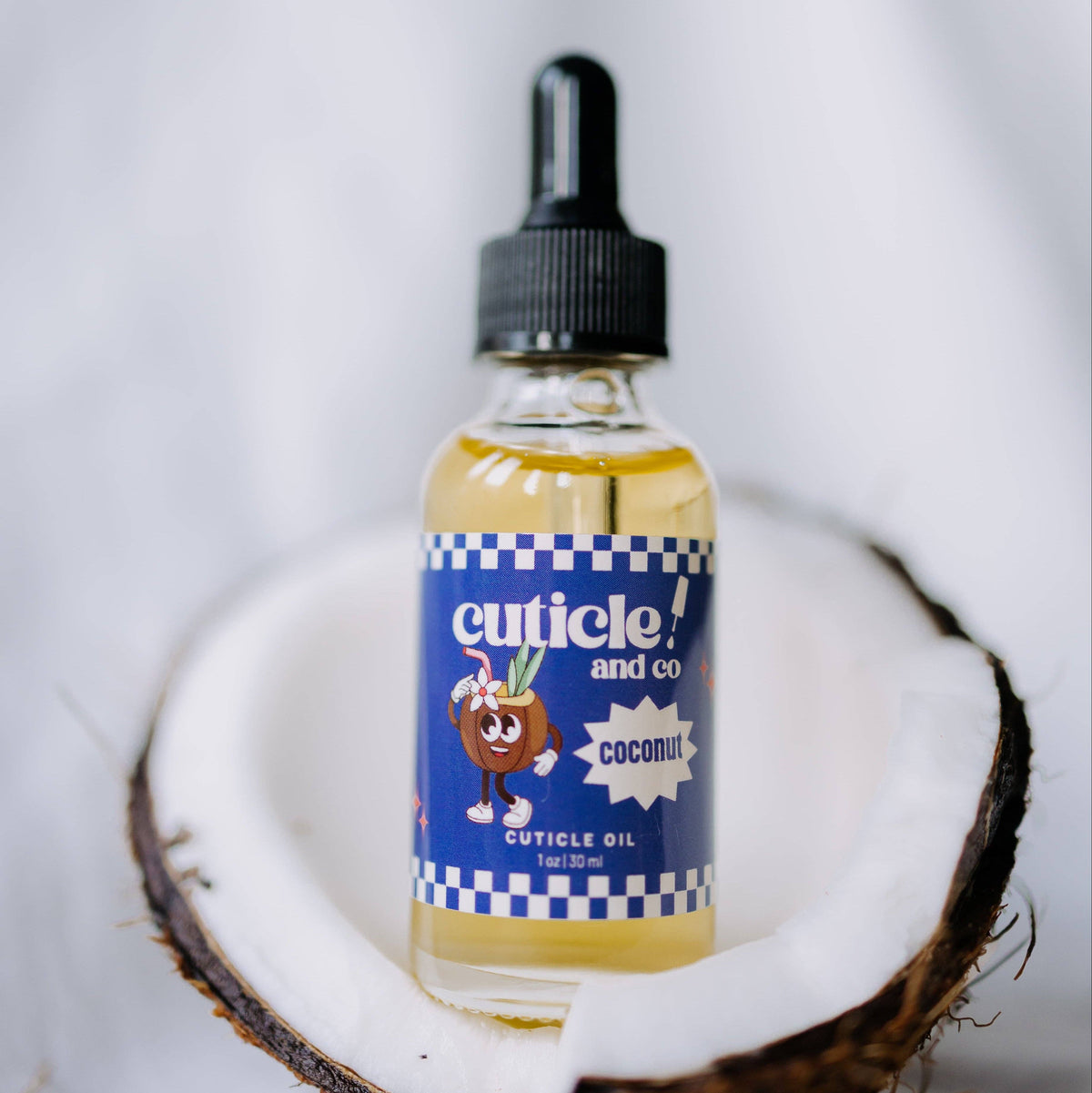 Coconut Cuticle Oil Bottle