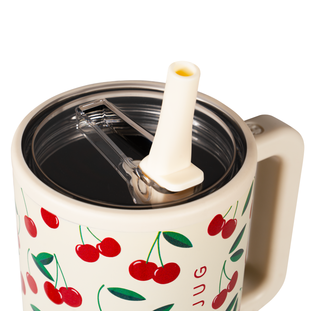 HydroJug Cherries 40 oz Traveler Tumbler