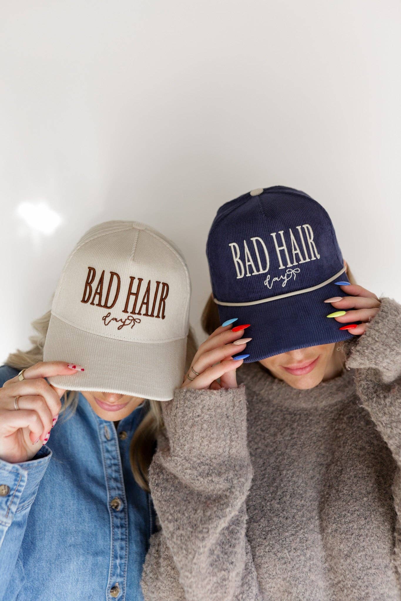 KAXI BAD HAIR DAY TRUCKER HAT: PINK