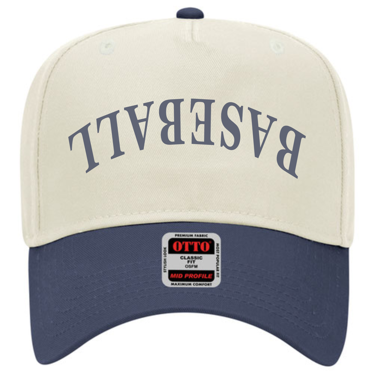 BRUINS Baseball Upside Down Hat: Red