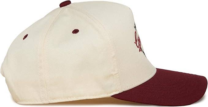 2-Tone Cap - Here for a Good Time Not a Long Time - Burgundy