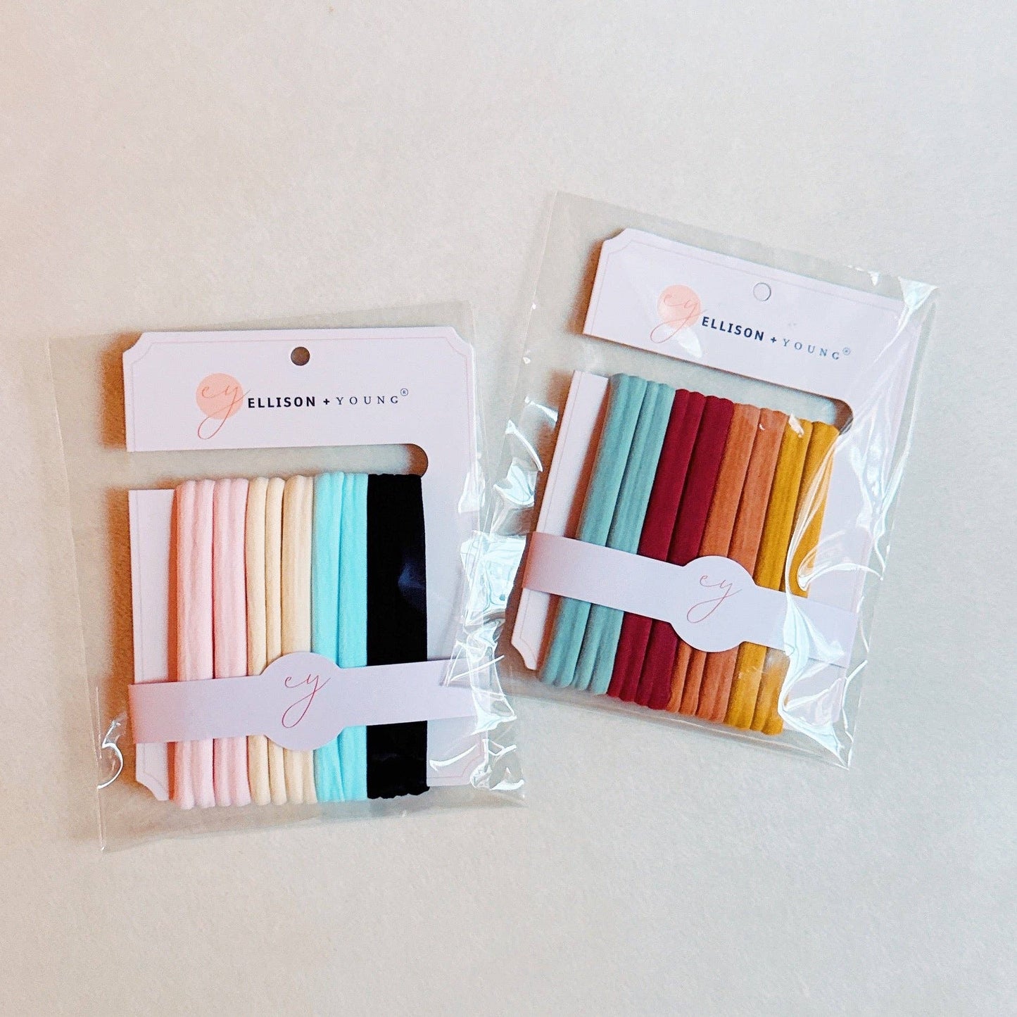 Everyday Lovely Hair Ties Set Of 8: Earthy Jewels