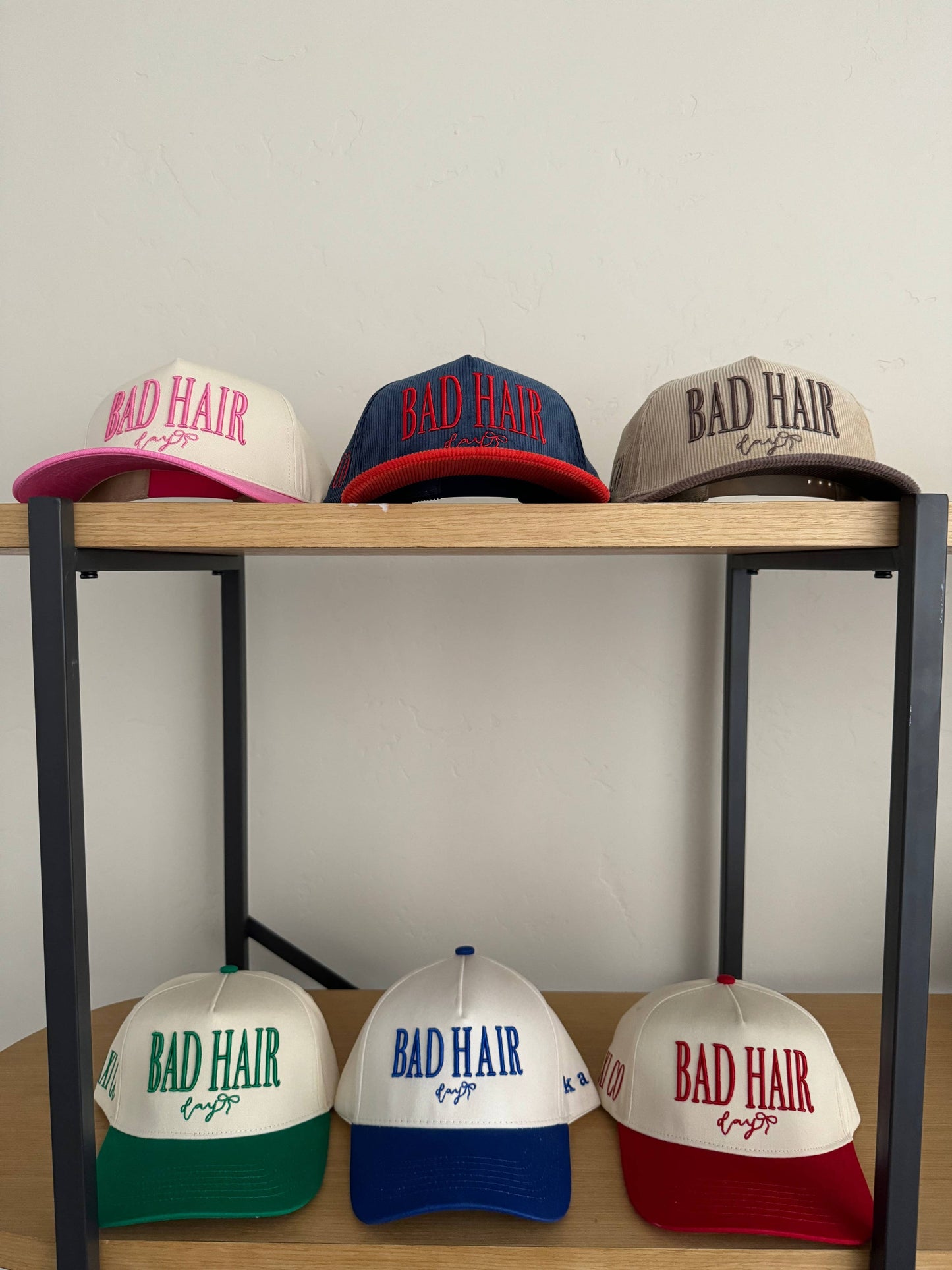 KAXI BAD HAIR DAY TRUCKER HAT: PINK