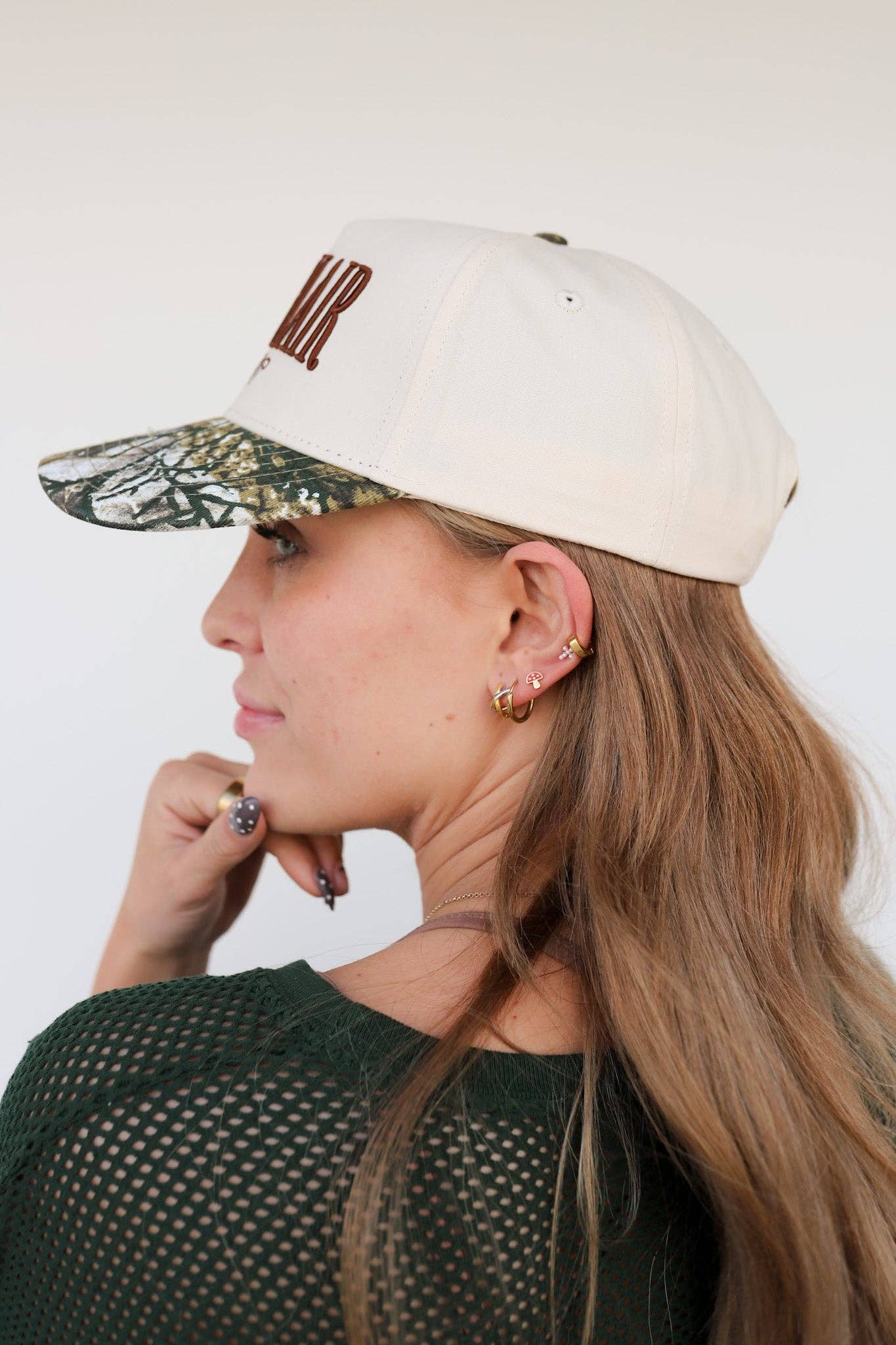KAXI BAD HAIR DAY TRUCKER HAT: PINK