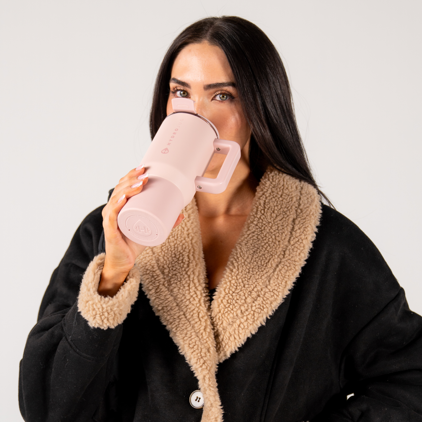 Dusty Rose HydroJug 20 oz Traveler Coffee Mug