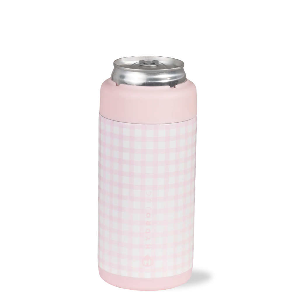 *SALE* HydroJug Can Cooler (Slim) | Pink Gingham