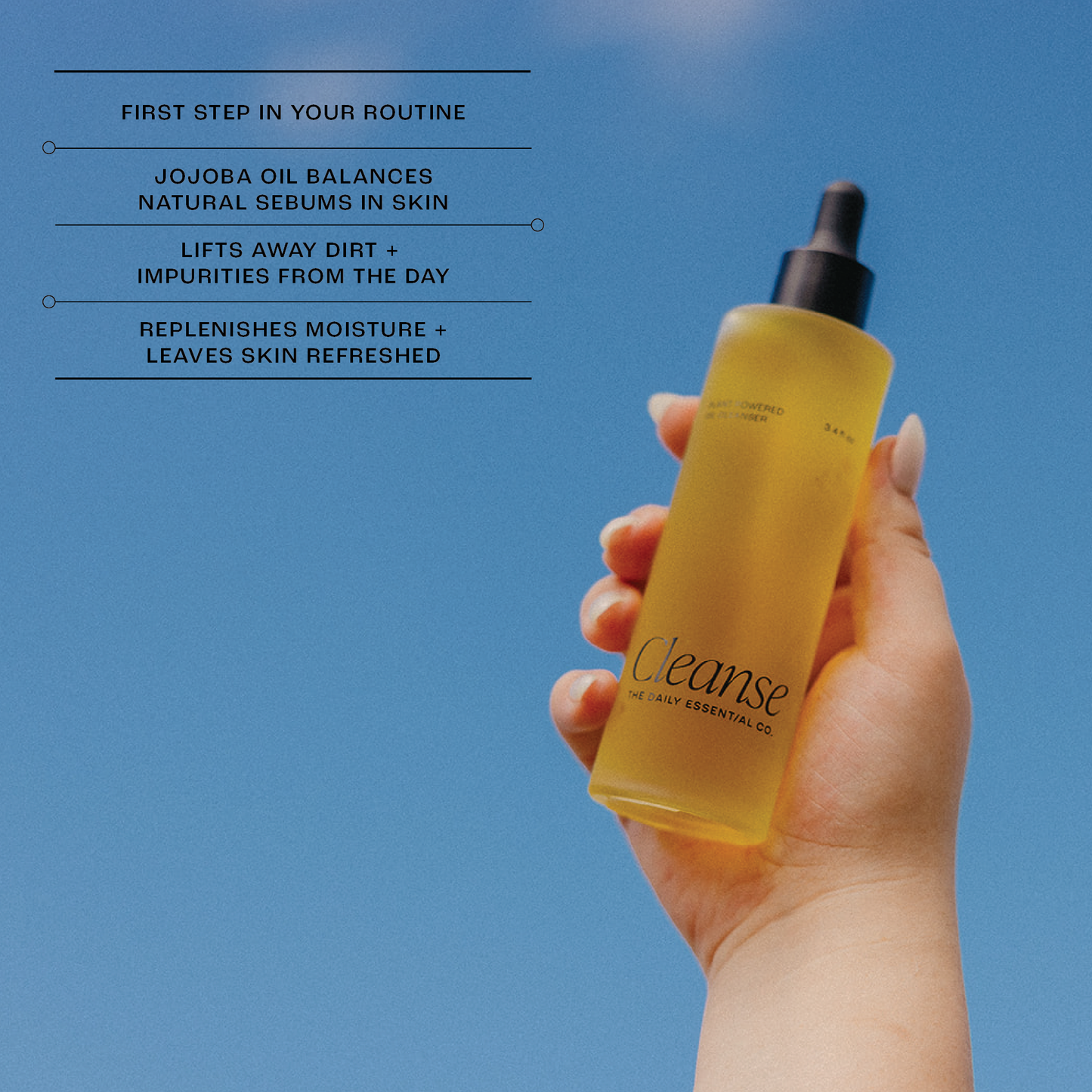 Cleanse // Facial Oil Cleanser: Full Size // 100ml