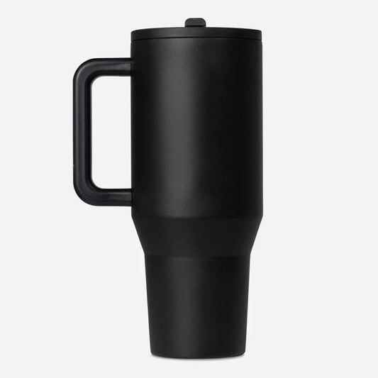 Black 40 oz Traveler Tumbler: Black