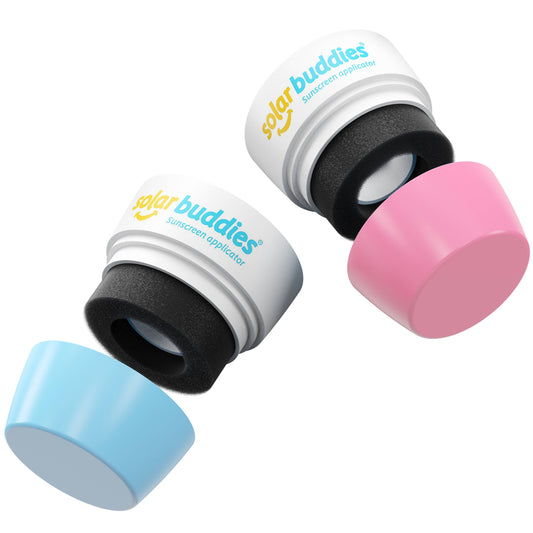 Solar Buddies Replacement Duo Heads with caps : Blue/Pink