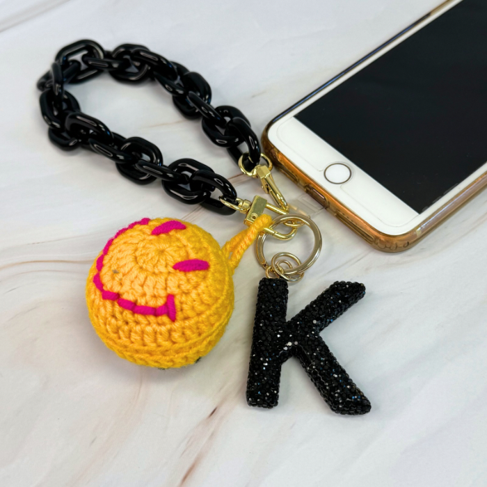 Link Multi Function Phone Wrist Lanyard: White