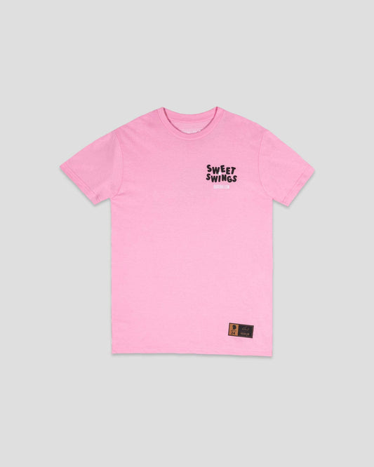BRUINS Griffey Jr. Sweet Swings Gummy Candy Youth T-Shirt - Pink: Youth XL