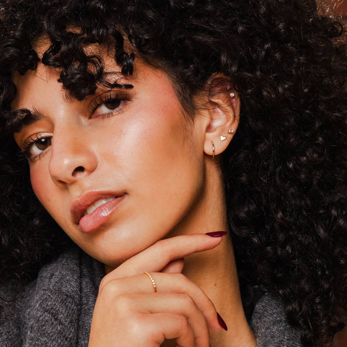 Live In Hoop Earrings: Gold Filled / 20mm
