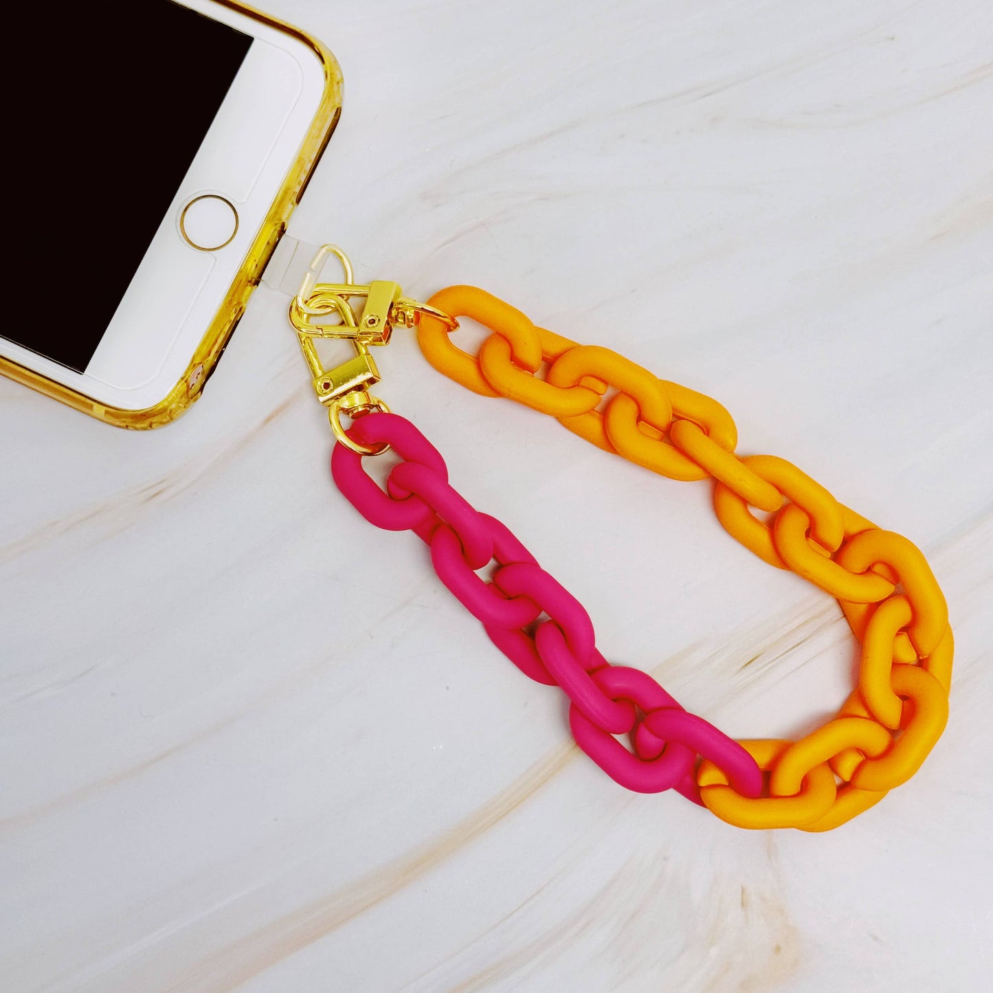 Color Heaven Phone Wrist Lanyard: Rainbow