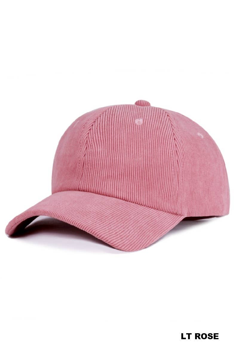 Classic Corduroy Baseball Cap: ASH MOCHA
