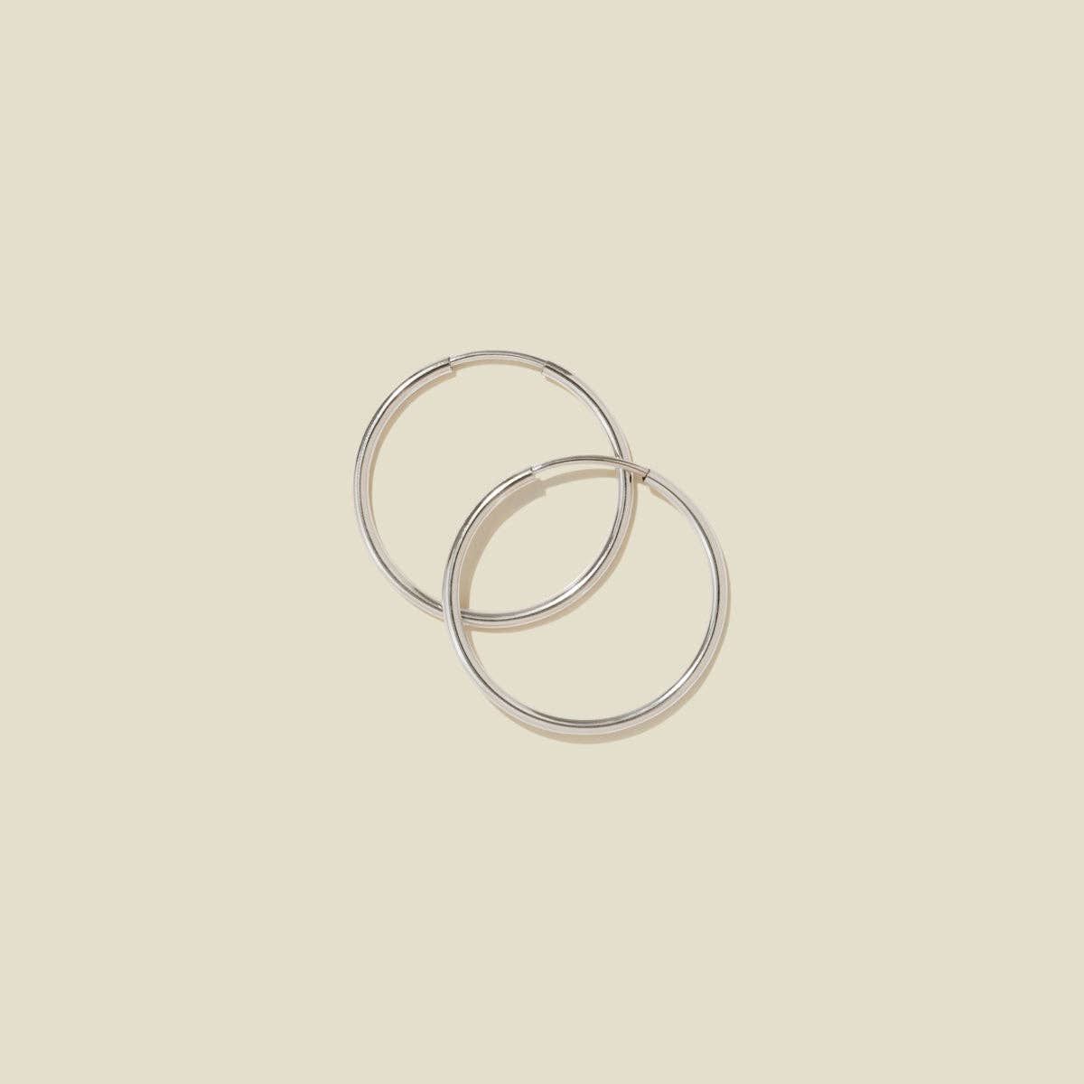Live In Hoop Earrings: Gold Filled / 20mm