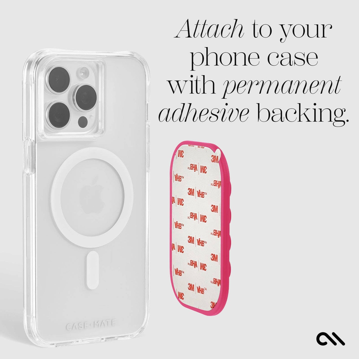 Stick It! Adhesive Suction Phone Mount: Midnight Black