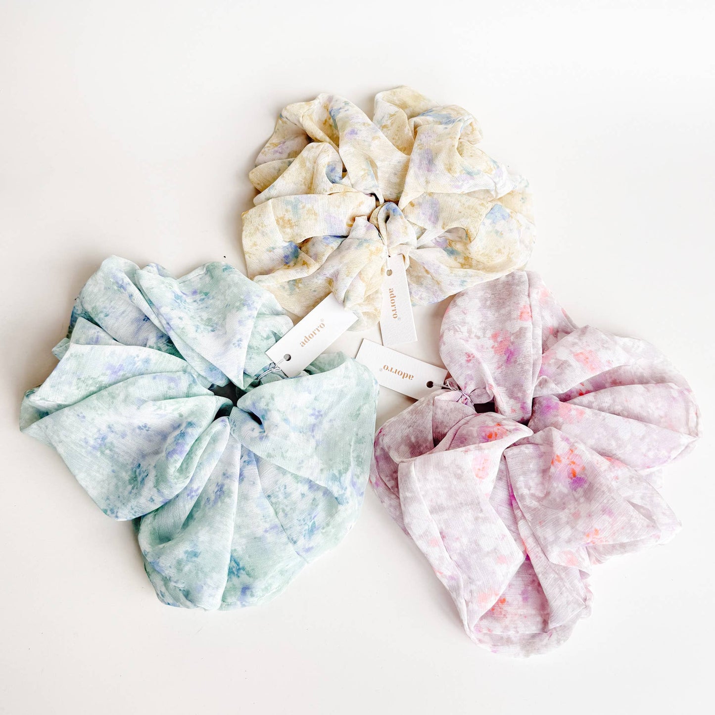 Delicate Floral Mega Scrunchie : Assorted