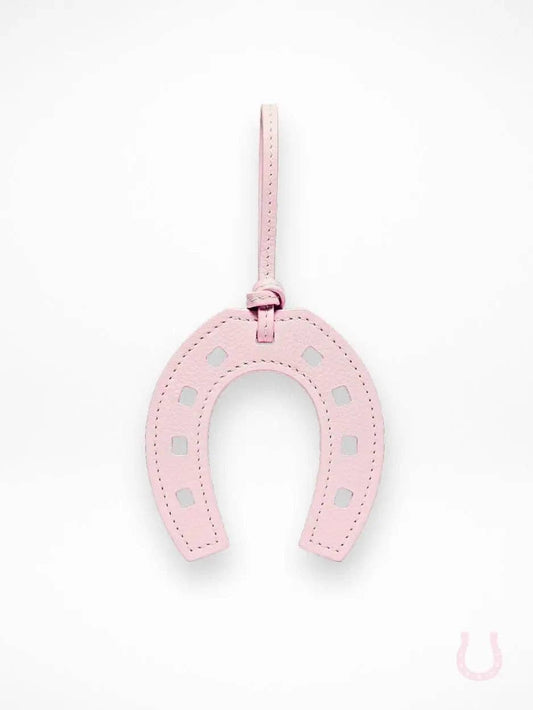 Lucky Pink Horseshoe Bag Charm