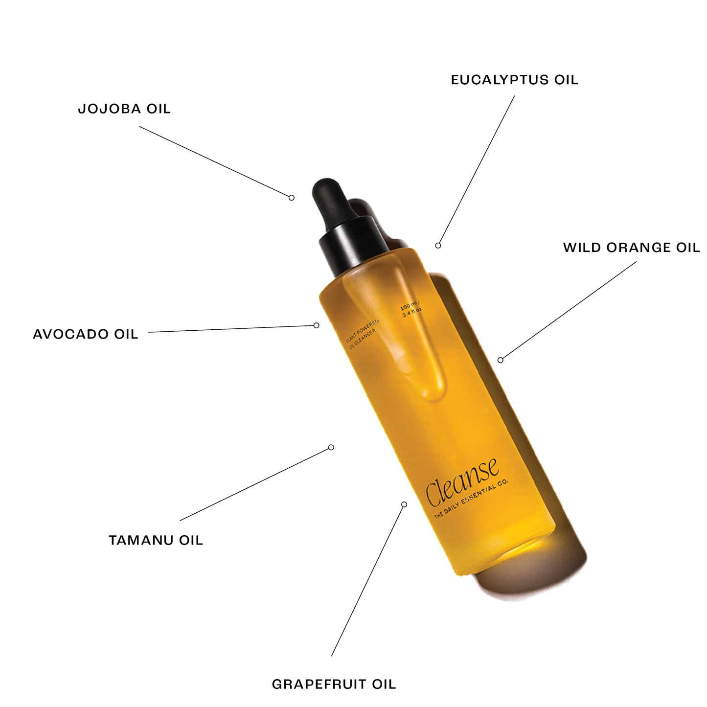 Cleanse // Facial Oil Cleanser: Full Size // 100ml