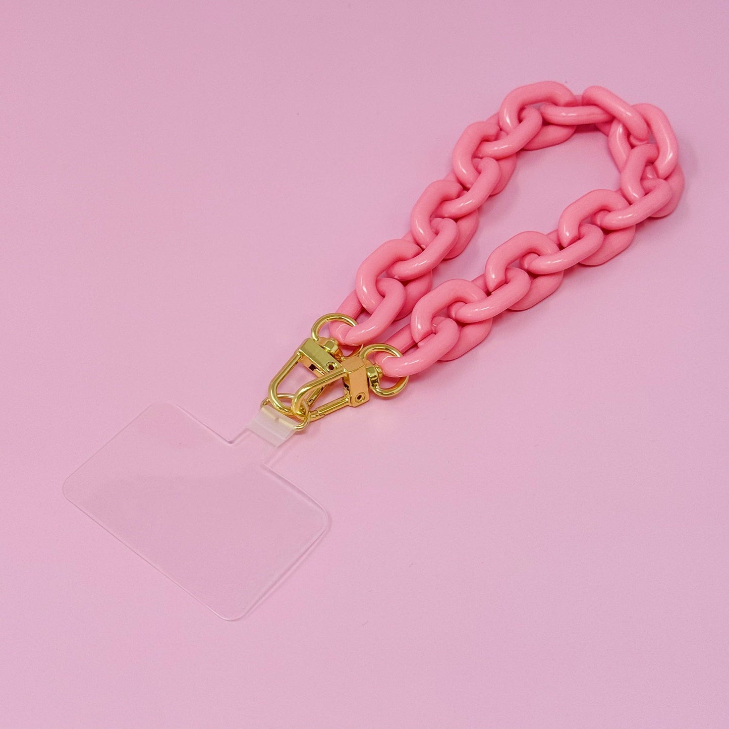 Link Multi Function Phone Wrist Lanyard: White