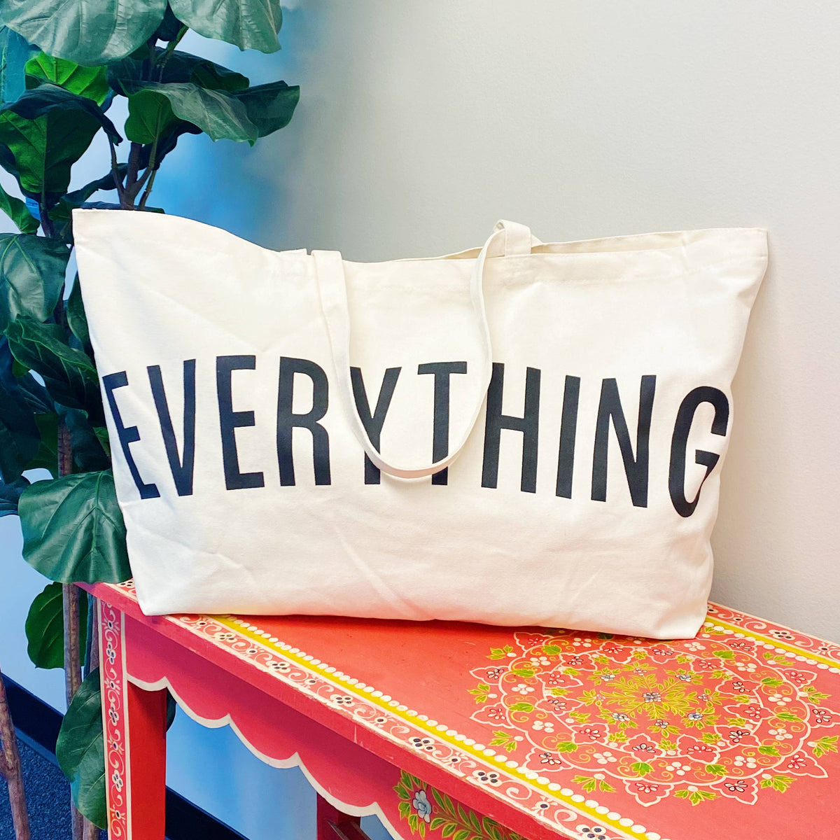 For Everything Canvas Tote: Camel