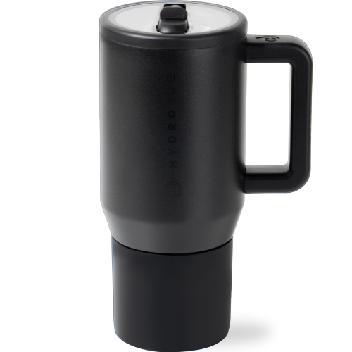 Black HydroJug 20 oz Traveler Tumbler: Black