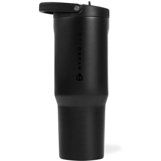 Black 40 oz Sport Water Bottle