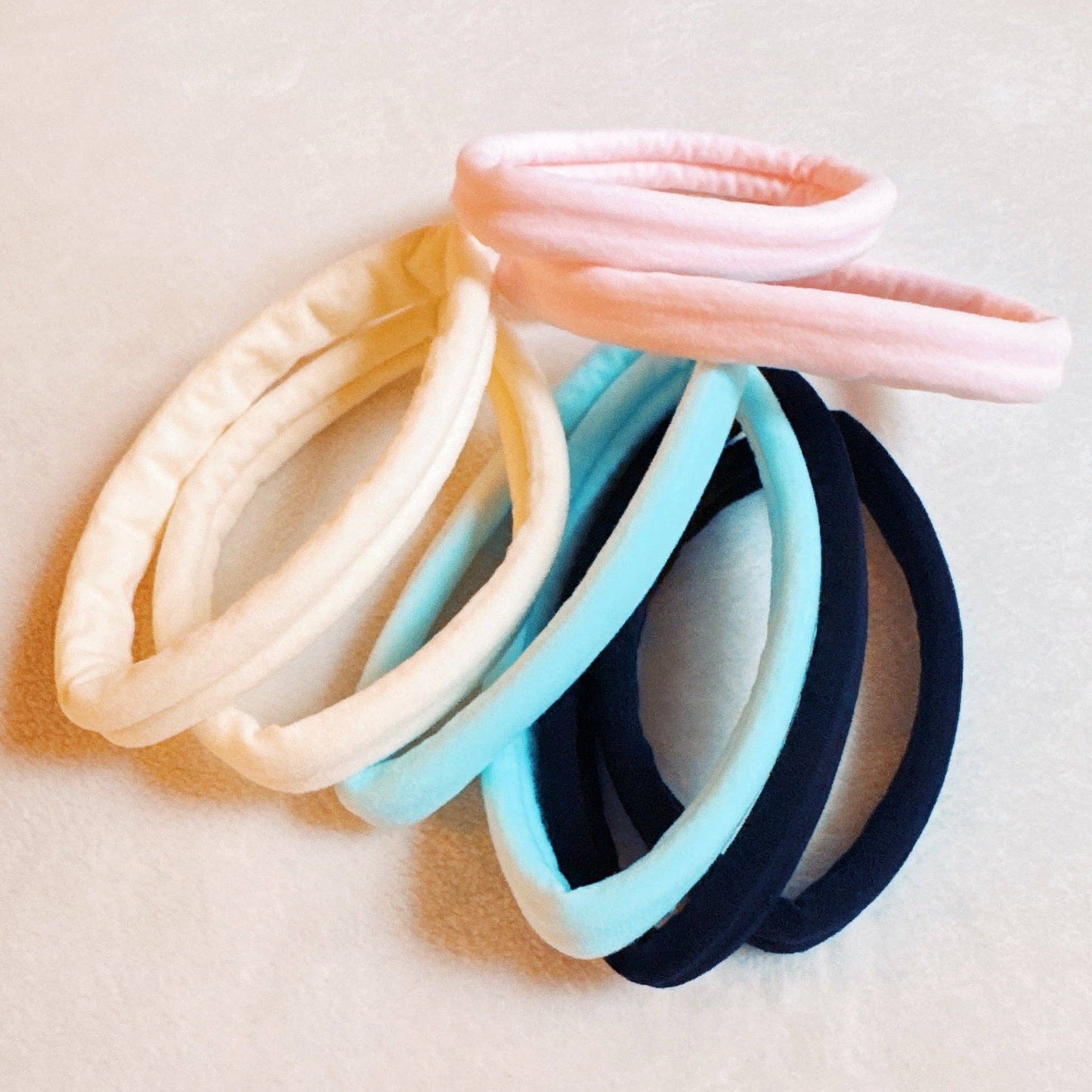 Everyday Lovely Hair Ties Set Of 8: Earthy Jewels