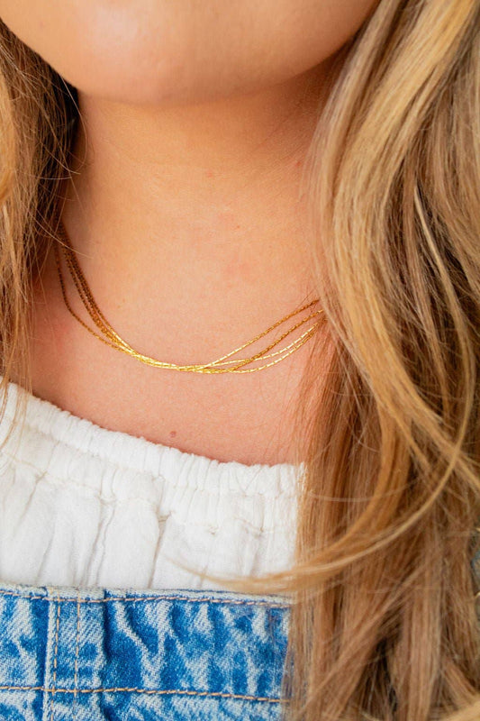 Dainty Multi-Layer Chain Necklace