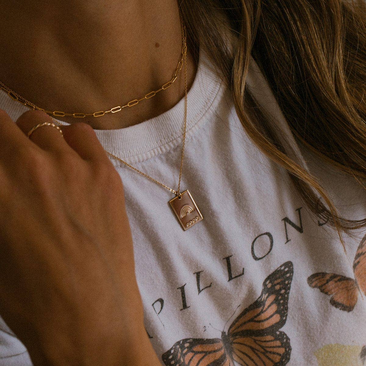 Jude Chain Necklace: Silver / 16"