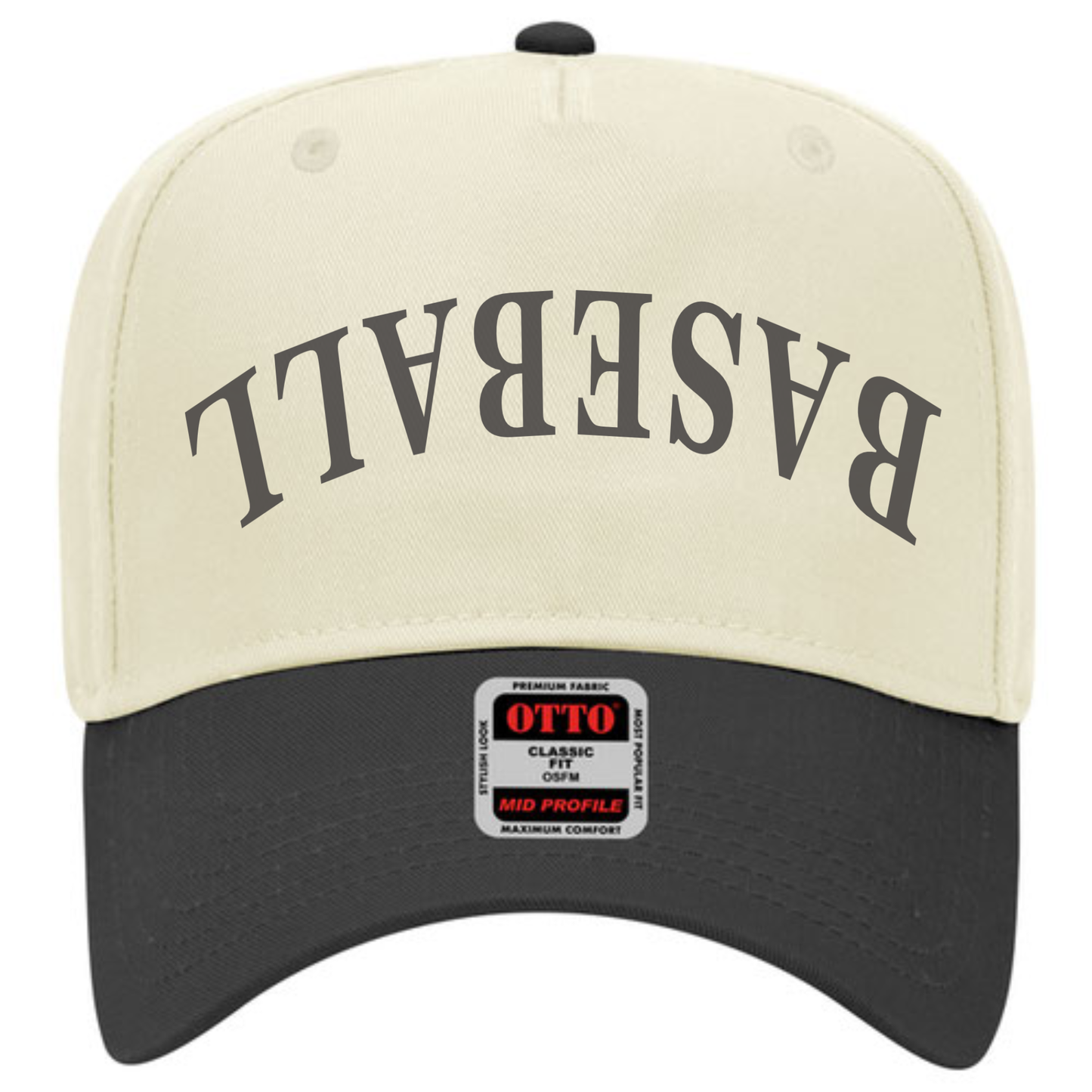 BRUINS Baseball Upside Down Hat: Red