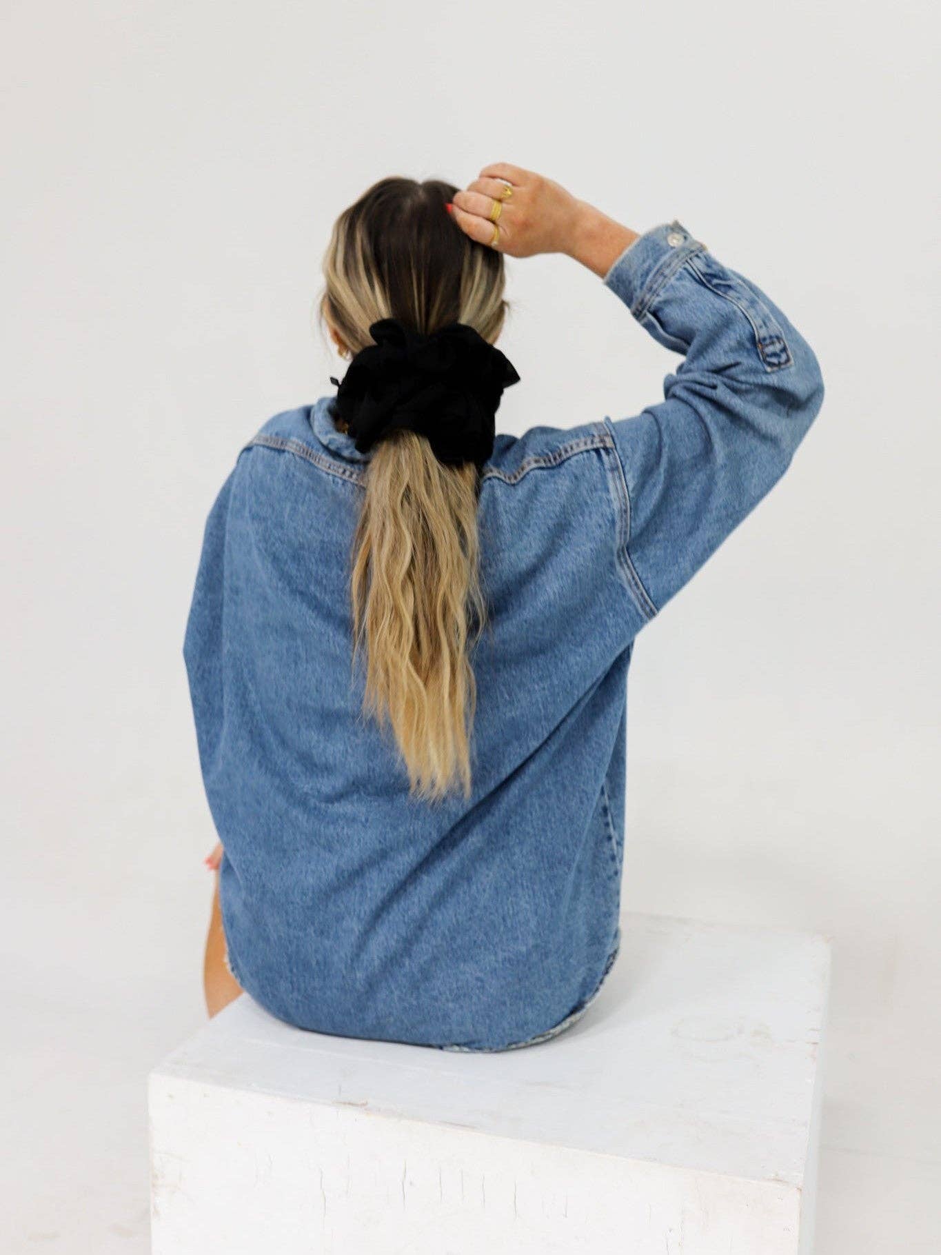 JUMBO SCRUNCHIE: COASTAL COWGIRL