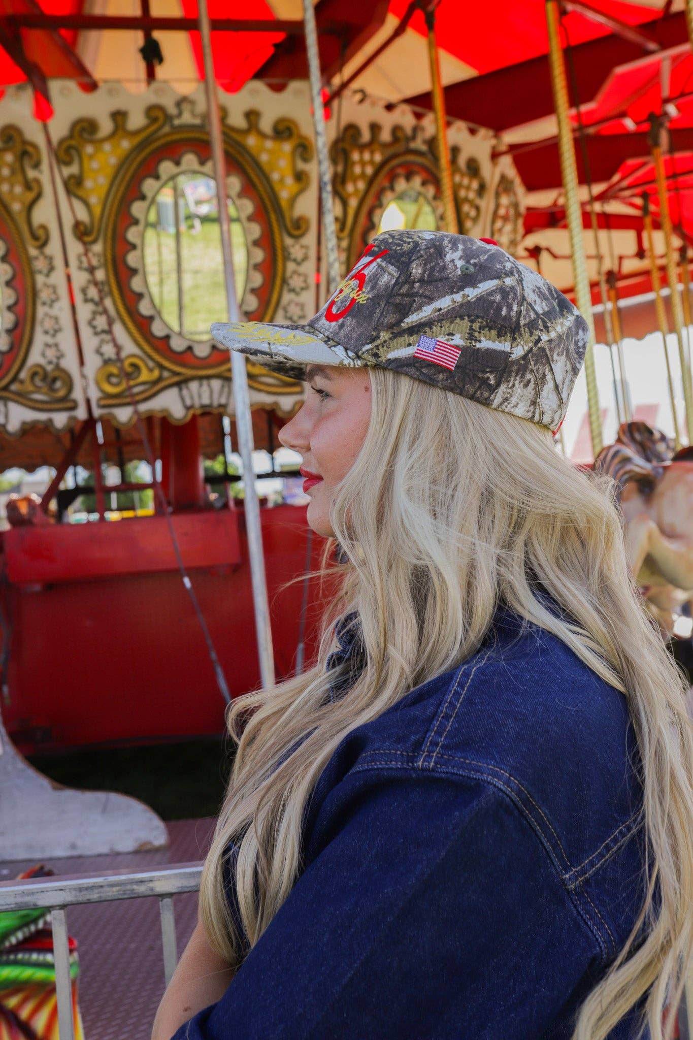 1776 CAMO TRUCKER HAT