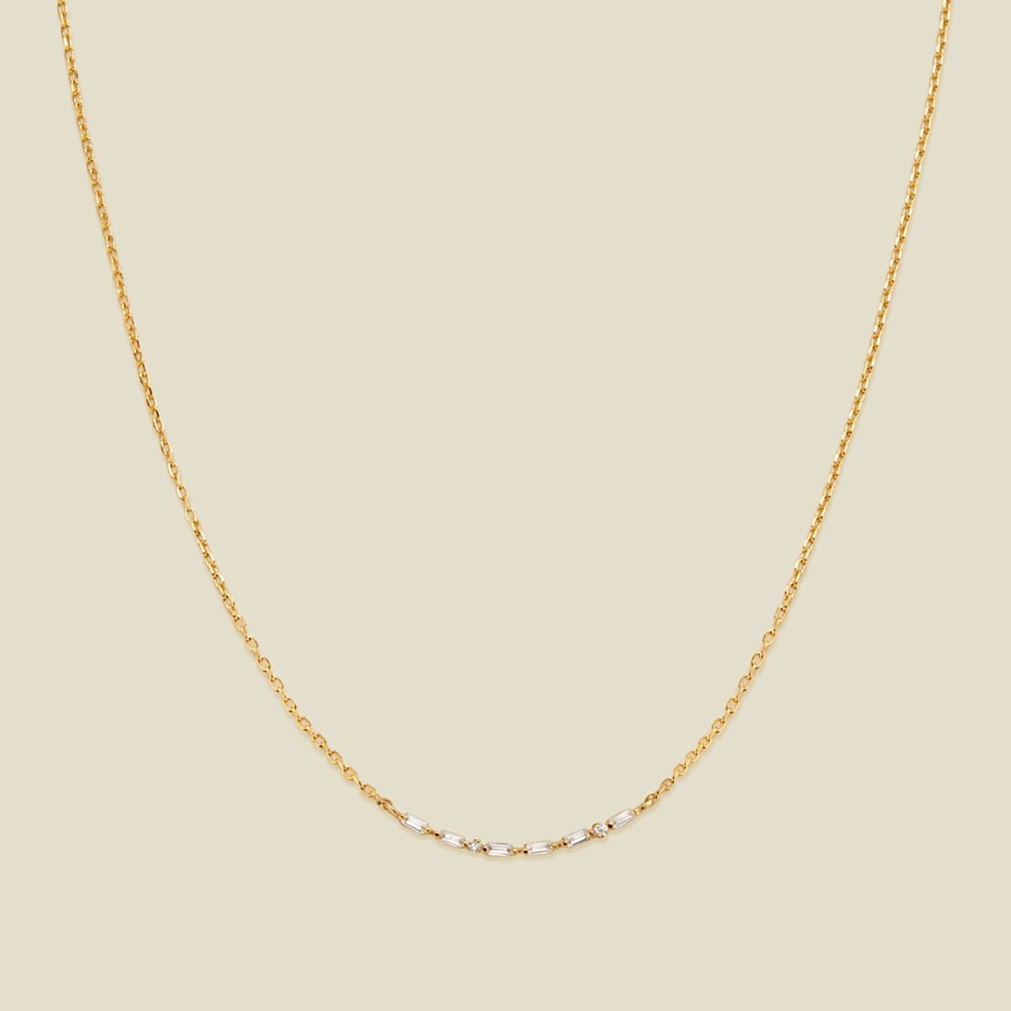 Mama Morse Code Necklace: Gold Vermeil