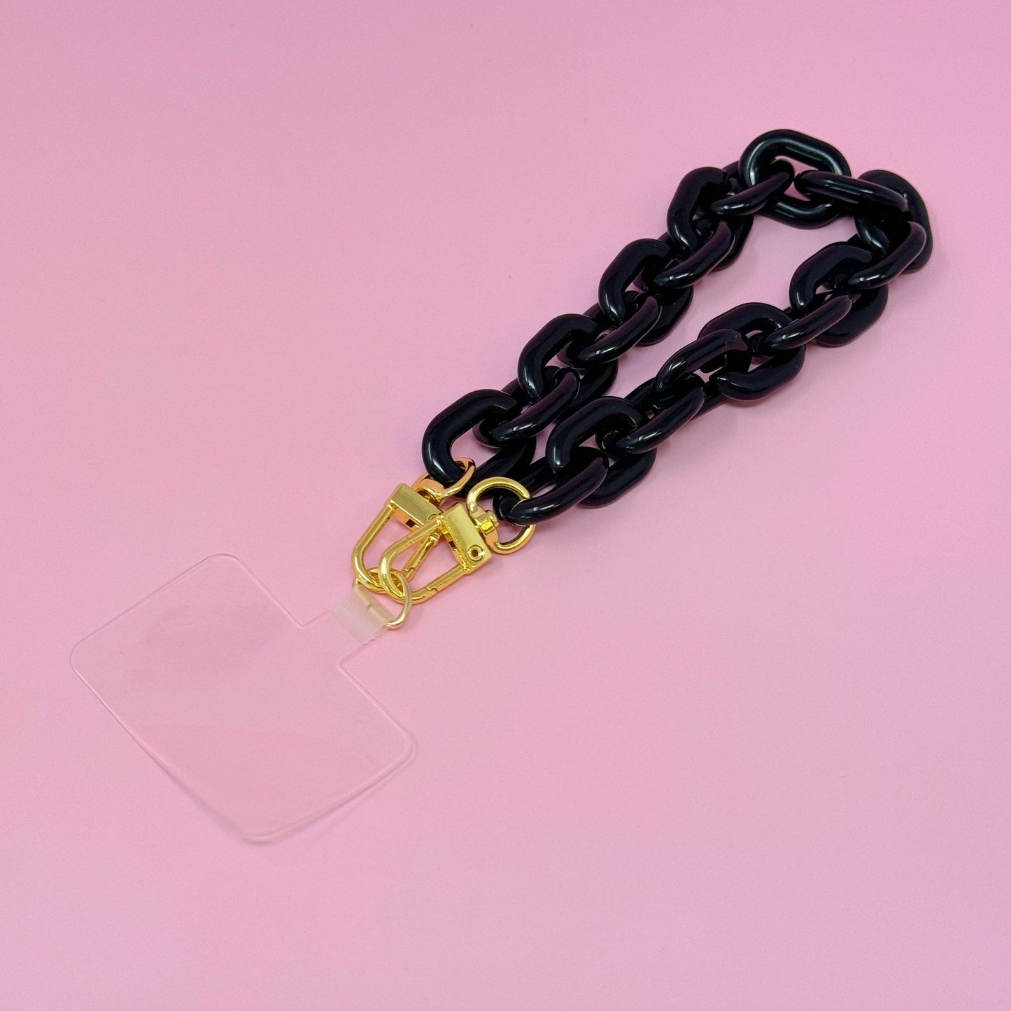 Link Multi Function Phone Wrist Lanyard: White