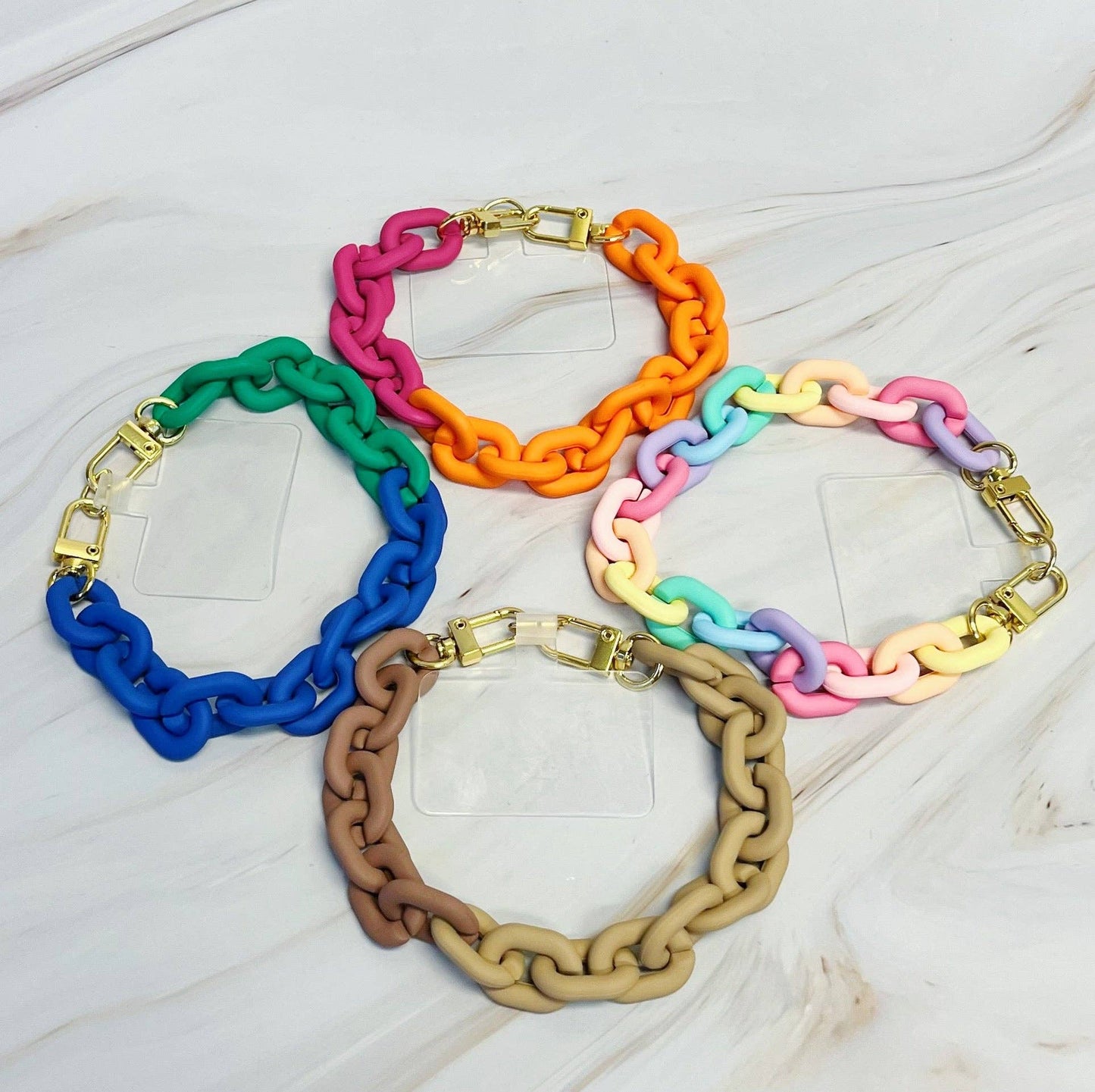 Color Heaven Phone Wrist Lanyard: Rainbow