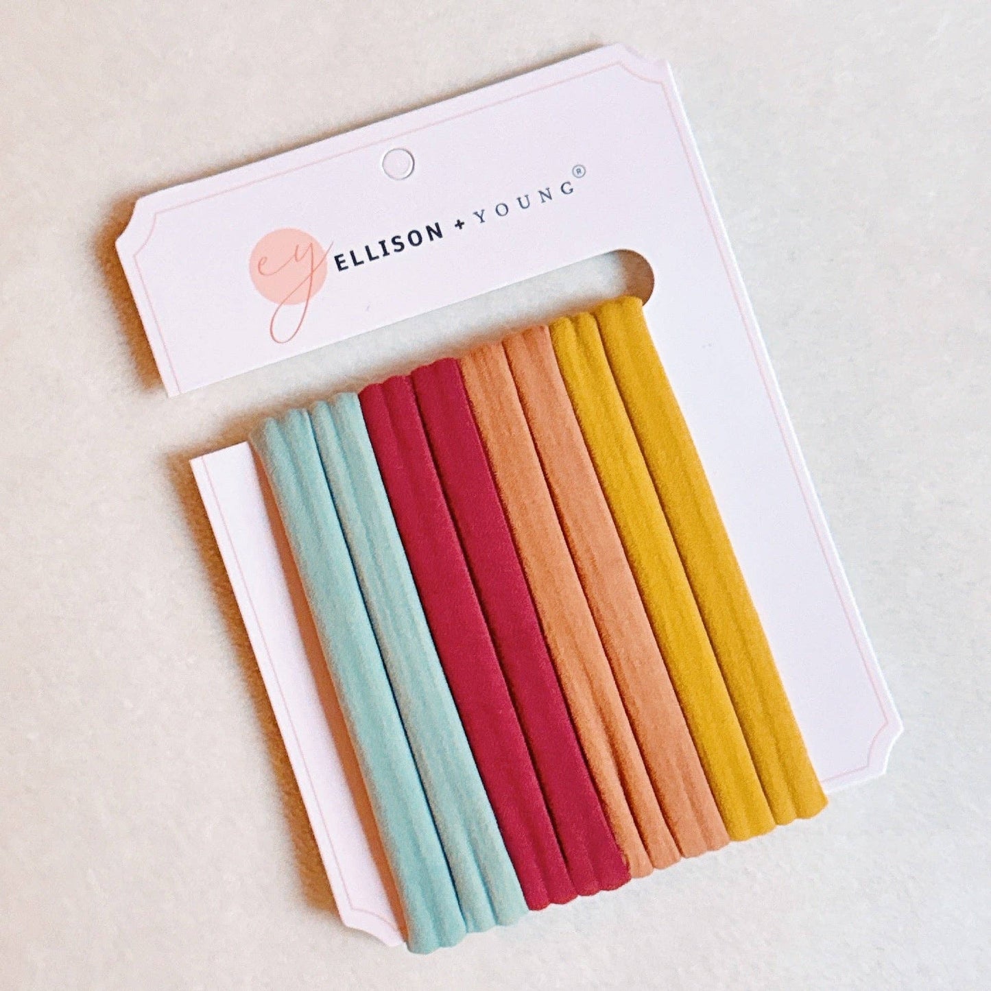 Everyday Lovely Hair Ties Set Of 8: Earthy Jewels