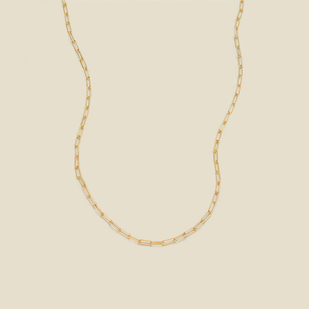 Jude Chain Necklace: Silver / 16"