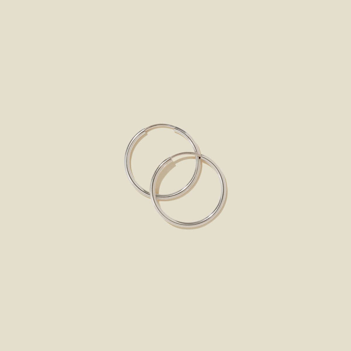 Live In Hoop Earrings: Gold Filled / 20mm