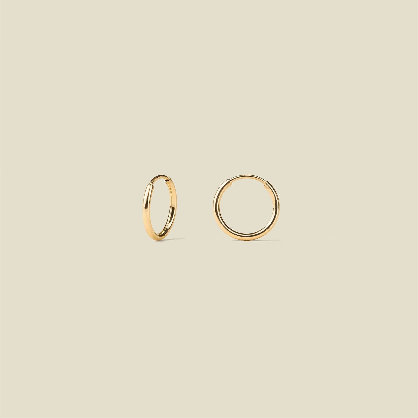 Live In Hoop Earrings: Gold Filled / 20mm