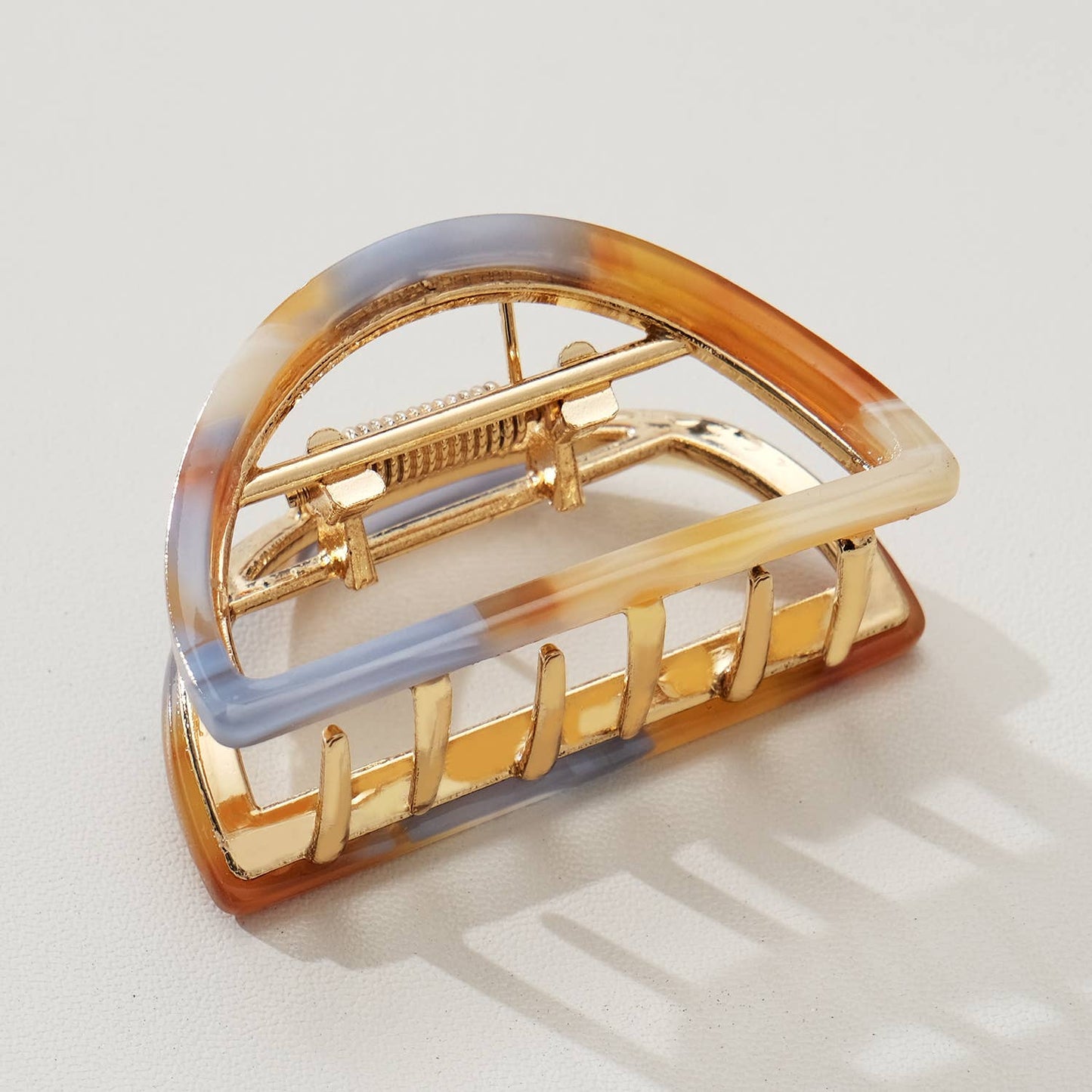 Rosalie Western | Classic Small Half Moon Metal Claw Clip : Assorted