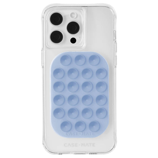 Stick It! Adhesive Suction Phone Mount: Pale Blue