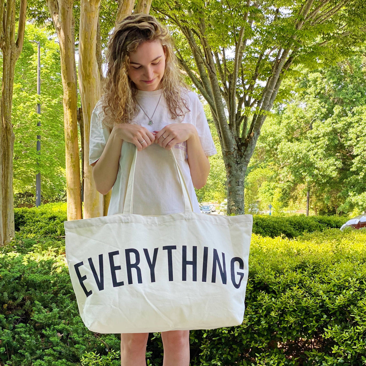 For Everything Canvas Tote: Camel