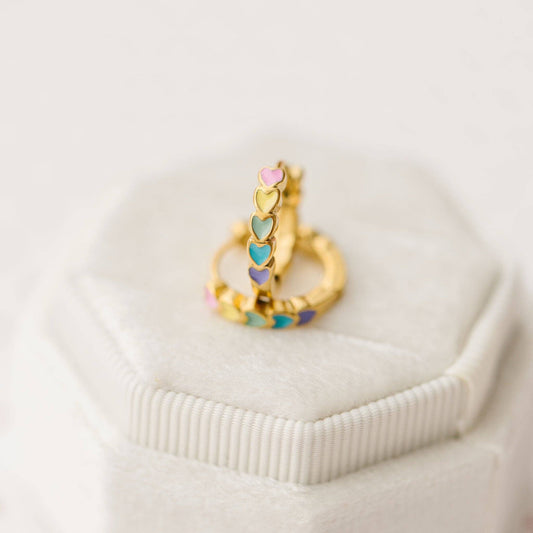 Rainbow Heart Huggies