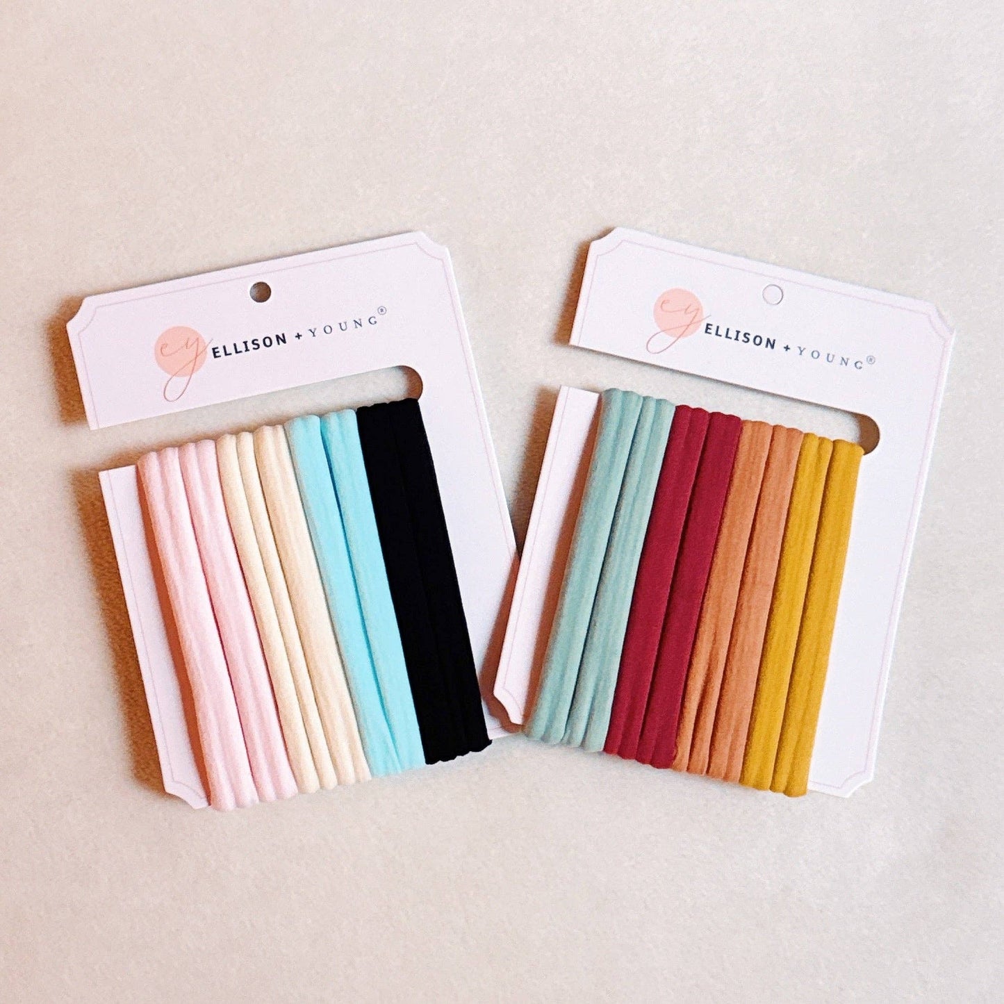 Everyday Lovely Hair Ties Set Of 8: Earthy Jewels