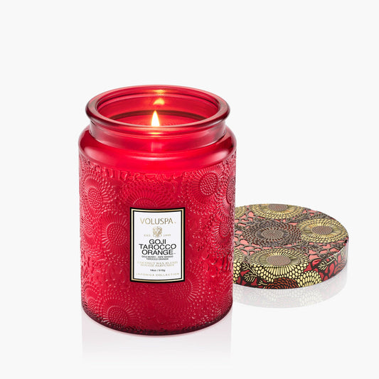 Goji Tarocco 18 oz Large Candle