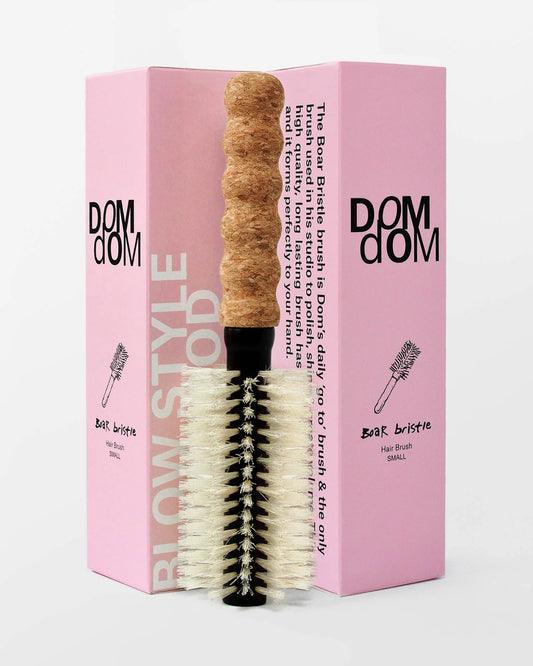 Small Round Boar / Nylon Bristle Brush